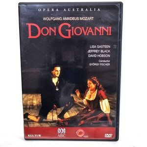 Kultur Mozart Don Giovanni Opera Australia Jeffrey Black Gasteen DVD SZ OS EUC